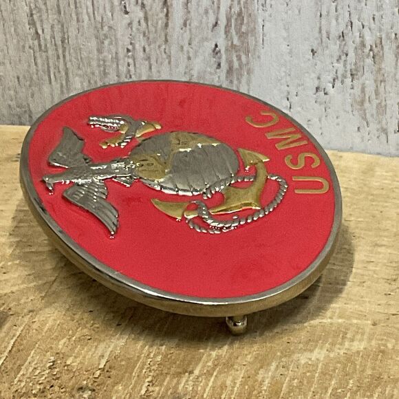 Siskyou USMC Belt Buckle Mens Marine Corp Patriotic Military - Picture 6 of 6